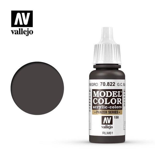 Vallejo German Cam Black Brown Model Color 17ml 70.822 - Hobby Heaven