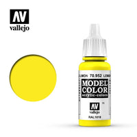 Vallejo Lemon Yellow Model Color 70.952 - Hobby Heaven
