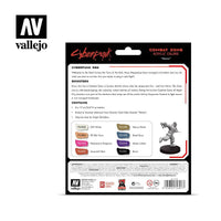 Vallejo Paint Set Combat Zone by Cyberpunk Red Exclusive “Nemo” mini 8 Paints + Miniature VAL72307 - Hobby Heaven
