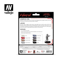 Vallejo Paint Set Lawmen by Cyberpunk Red Exclusive “Sgt. Suou” mini 8 Paints + Miniature VAL72308 - Hobby Heaven
