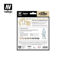 Vallejo Paint Set NCO US Infantry Europe 1944-45 8 Paints VAL70244 - Hobby Heaven