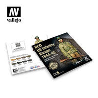 Vallejo Paint Set NCO US Infantry Europe 1944-45 8 Paints VAL70244 - Hobby Heaven