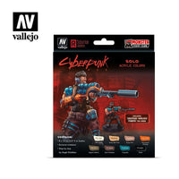 Vallejo Paint Set Solo by Cyberpunk Red Exclusive “Jonathan ‘Warlock’ Powers” 8 Paints + Miniature VAL72309 - Hobby Heaven