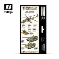 Vallejo Paint Set WWIII Paint Set East German Armour & Infantry 8 Paints Wargames Color Series VAL70224 - Hobby Heaven