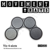 28mm Movement Trays for Tabletop Games | Wargaming | Full Range