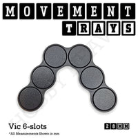 28mm Movement Trays for Tabletop Games | Wargaming | Full Range