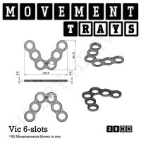28mm Movement Trays for Tabletop Games | Wargaming | Full Range