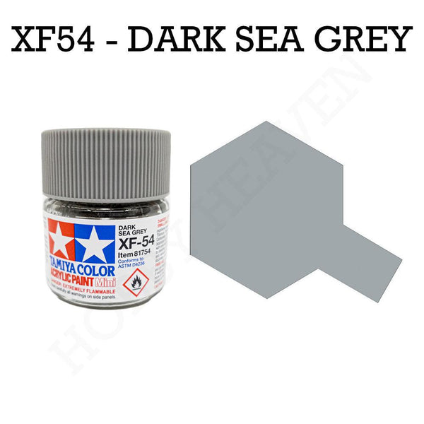 Tamiya Acrylic Mini Xf-54 Dark Sea Grey Paint 10ml - Hobby Heaven