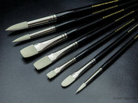 Rosemary & Co Set 125 Ivory Oils and Acrylics 7pcs Brushes Set - Hobby Heaven