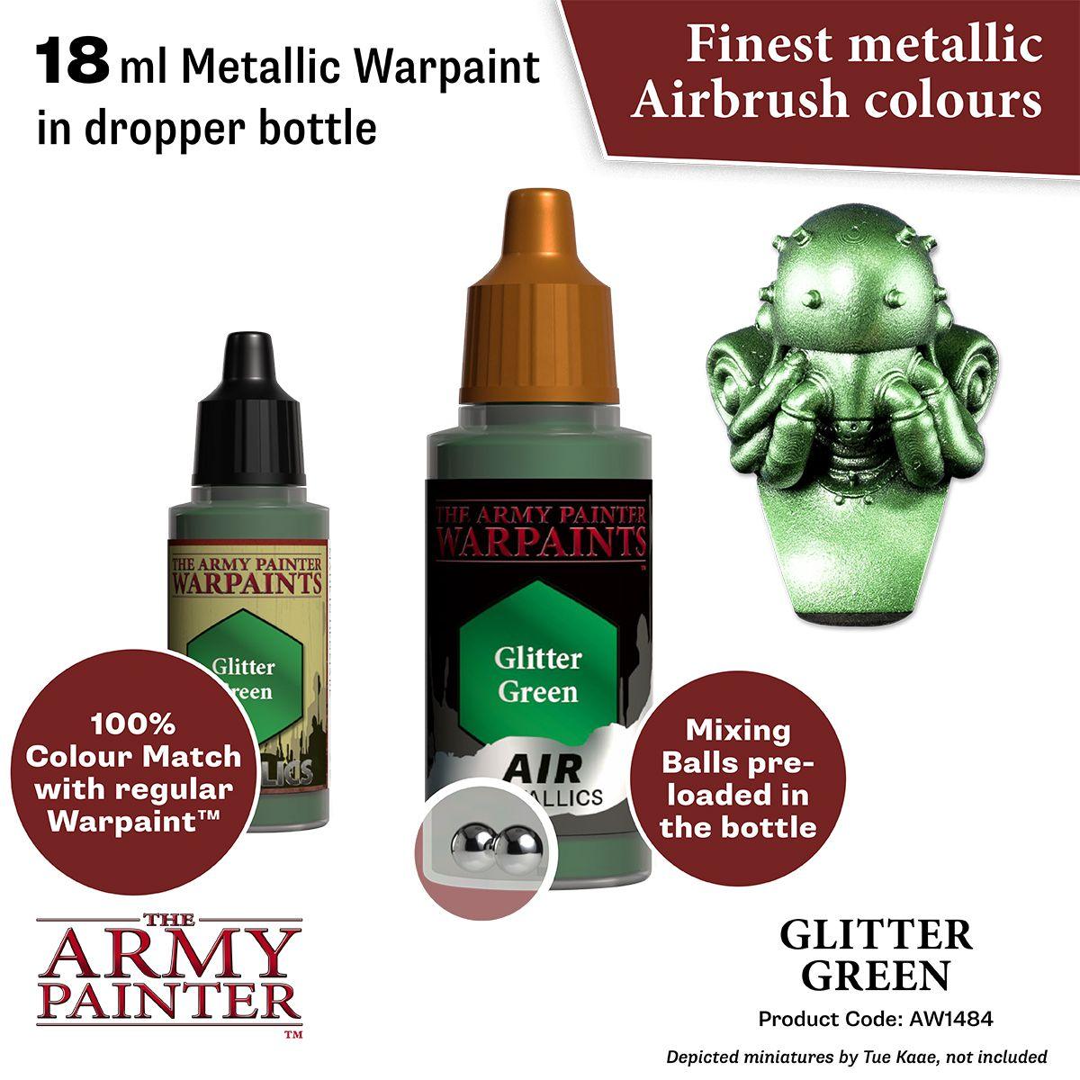 Air Glitter Green Airbrush Warpaints Army Painter AW1484