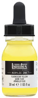 Liquitex Fluorescent Yellow Proffesional Ink 30ml - Hobby Heaven