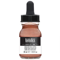 Liquitex Iridescent Rich Copper Acrylic Ink 30ml - Hobby Heaven