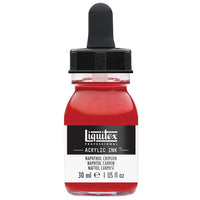 Liquitex Iridescent Naphthalo Crimson Acrylic Ink 30ml - Hobby Heaven