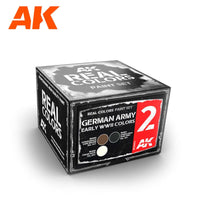 Ak Interactive Real Colors GERMAN ARMY EARLY WWII COLORS SET RCS002 - Hobby Heaven