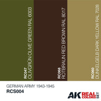 Ak Interactive Real Colors GERMAN ARMY 1943-1945 SET RCS004 - Hobby Heaven
