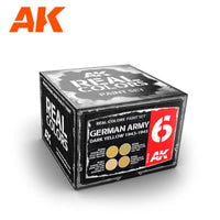 Ak Interactive Real Colors GERMAN ARMY DARK YELLOW 1943-1945 SET RCS006 - Hobby Heaven