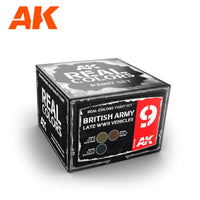 Ak Interactive Real Colors BRITISH ARMY LATE WWII VEHICLES SET RCS009 - Hobby Heaven