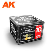 Ak Interactive Real Colors BRITISH COUNTER SCHEME SET RCS010 - Hobby Heaven
