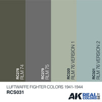Ak Interactive Real Colors LUFTWAFFE FIGHTER COLORS 1941-1944 RCS031 - Hobby Heaven
