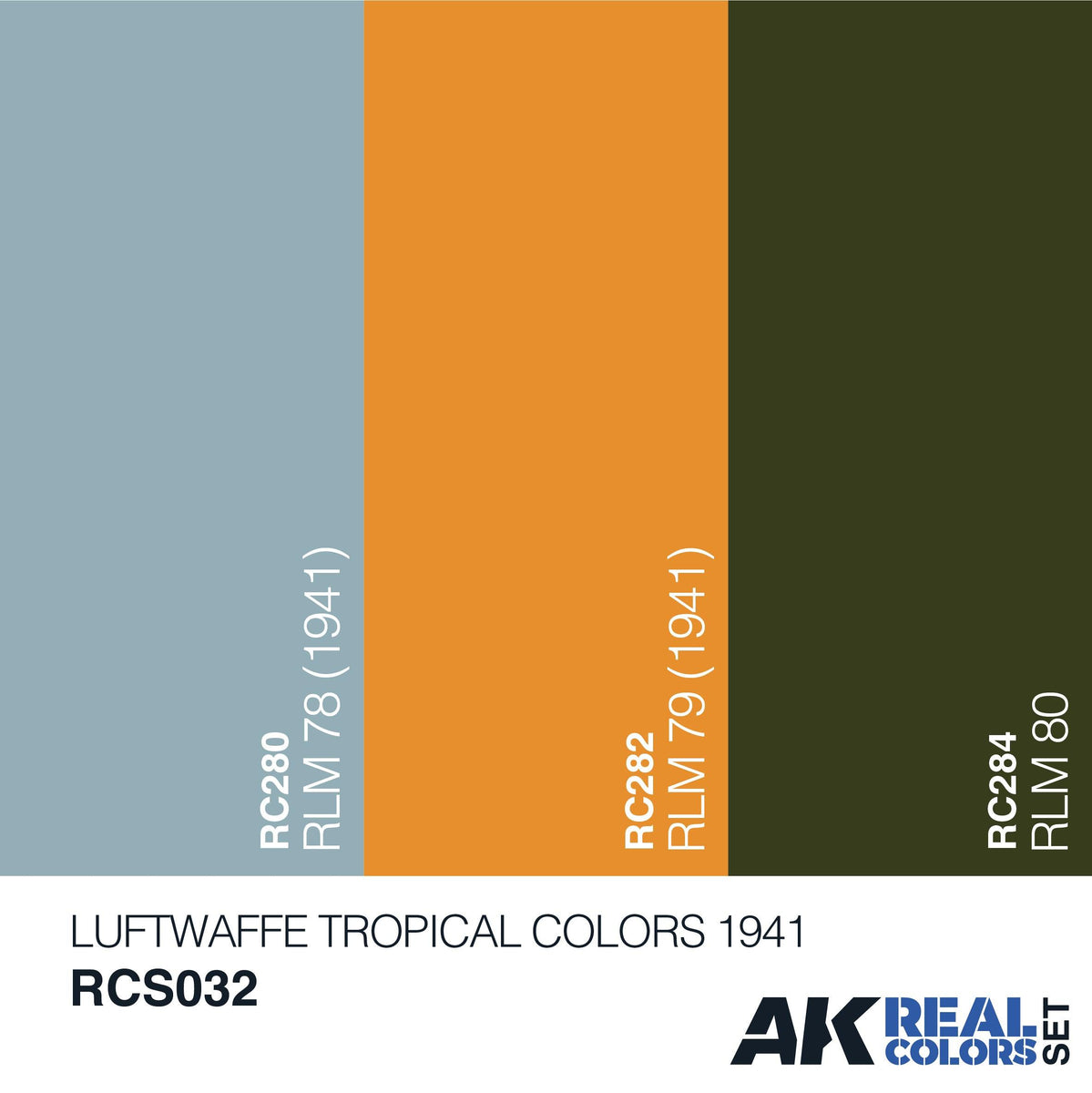 AK Interactive Real Colors RLM80 Green Acrylic Lacquer Paint 10ml