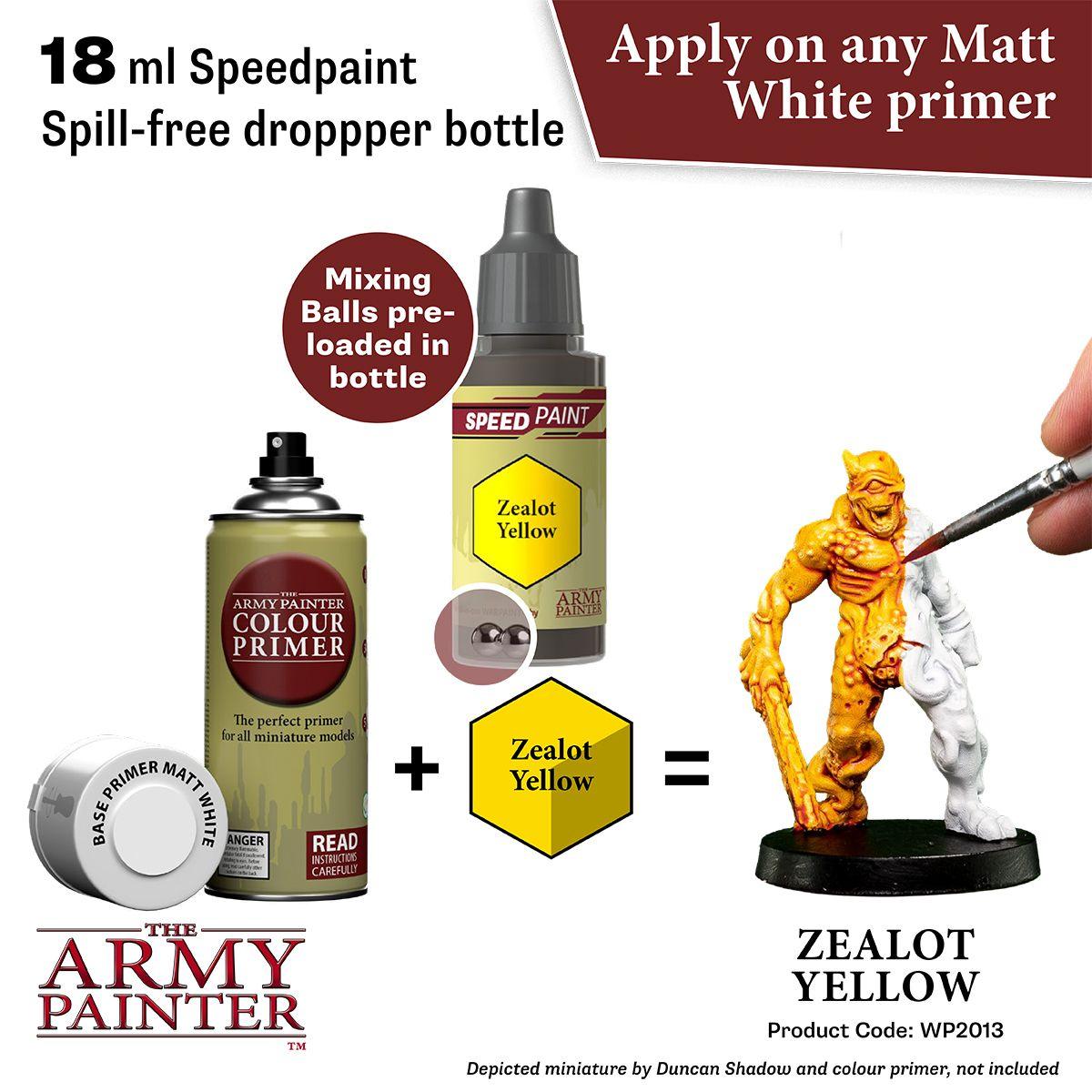SP Zealot Yellow Speedpaint Army Painter WP2013