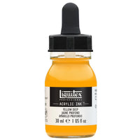 Liquitex Yellow Deep Proffesional Ink 30ml - Hobby Heaven