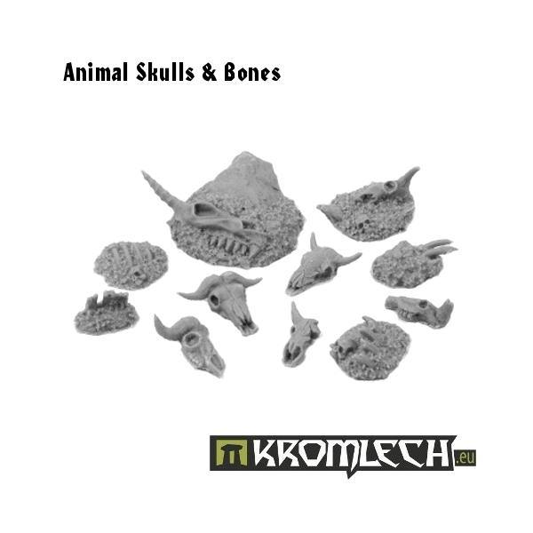 Kromlech Teschi E Ossa Animali – Set Per Modellismo E Warhammer (KRBK006) – Nuovo