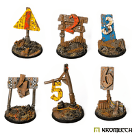 Kromlech Junk City Objective Markers (6) KRRB046 - Hobby Heaven