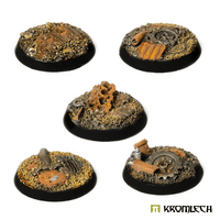 Kromlech Junk City round 32mm (5) set1 KRRB039 - Hobby Heaven
