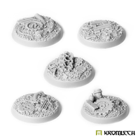 Kromlech Junk City round 32mm (5) set1 KRRB039 - Hobby Heaven