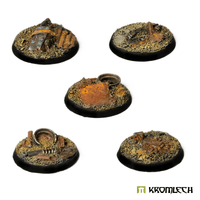 Kromlech Junk City round 32mm (5) set2 KRRB044 - Hobby Heaven