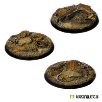 Kromlech Junk City round 50mm (3) KRRB041 - Hobby Heaven