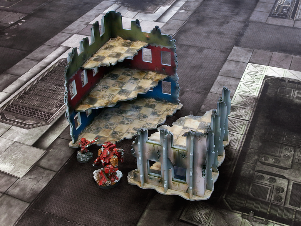 Miniature Wargame Terrain Barricade B111 Post Apocalypse Warhammer 40K –  Adventures And Hobbies