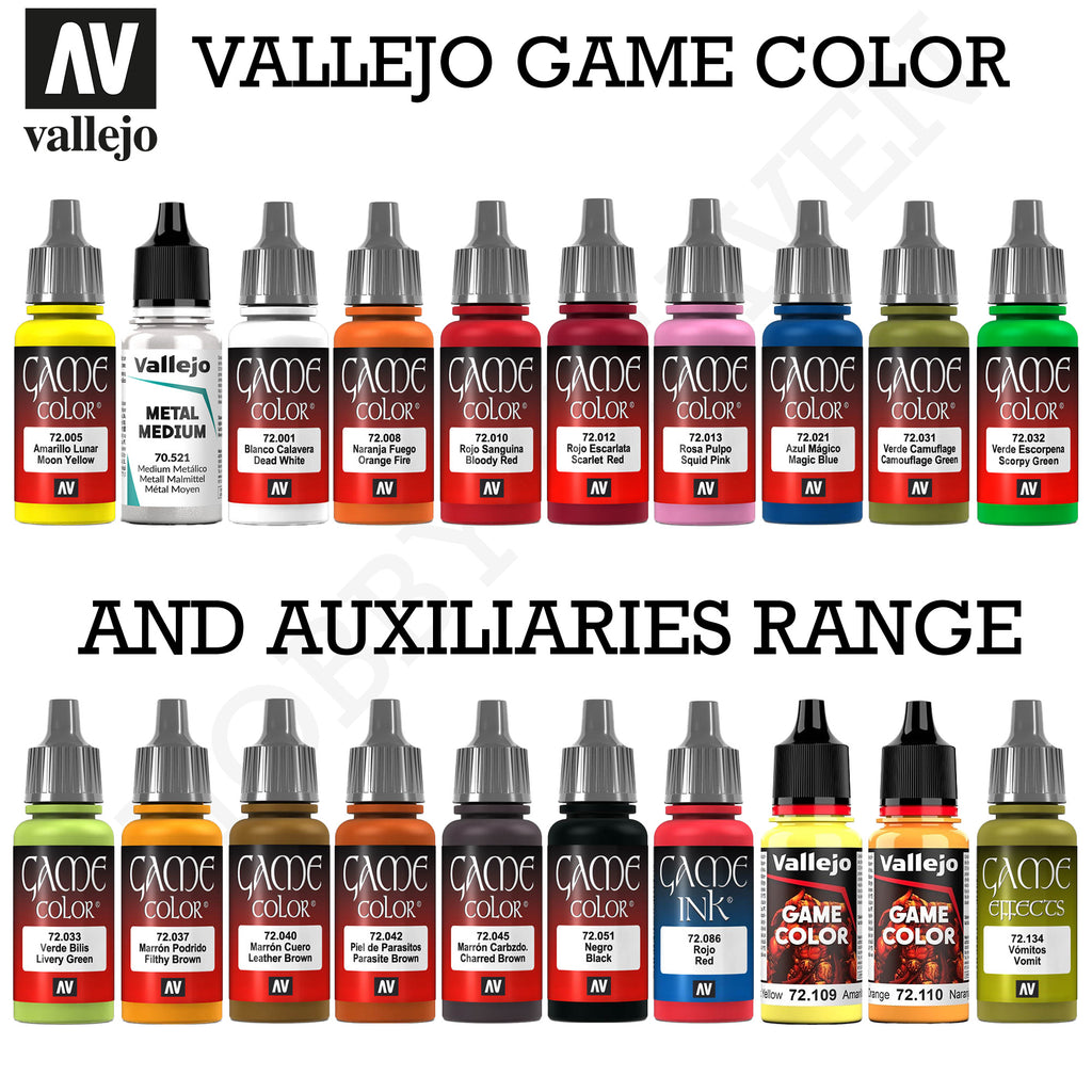 Vallejo Game Color Paints