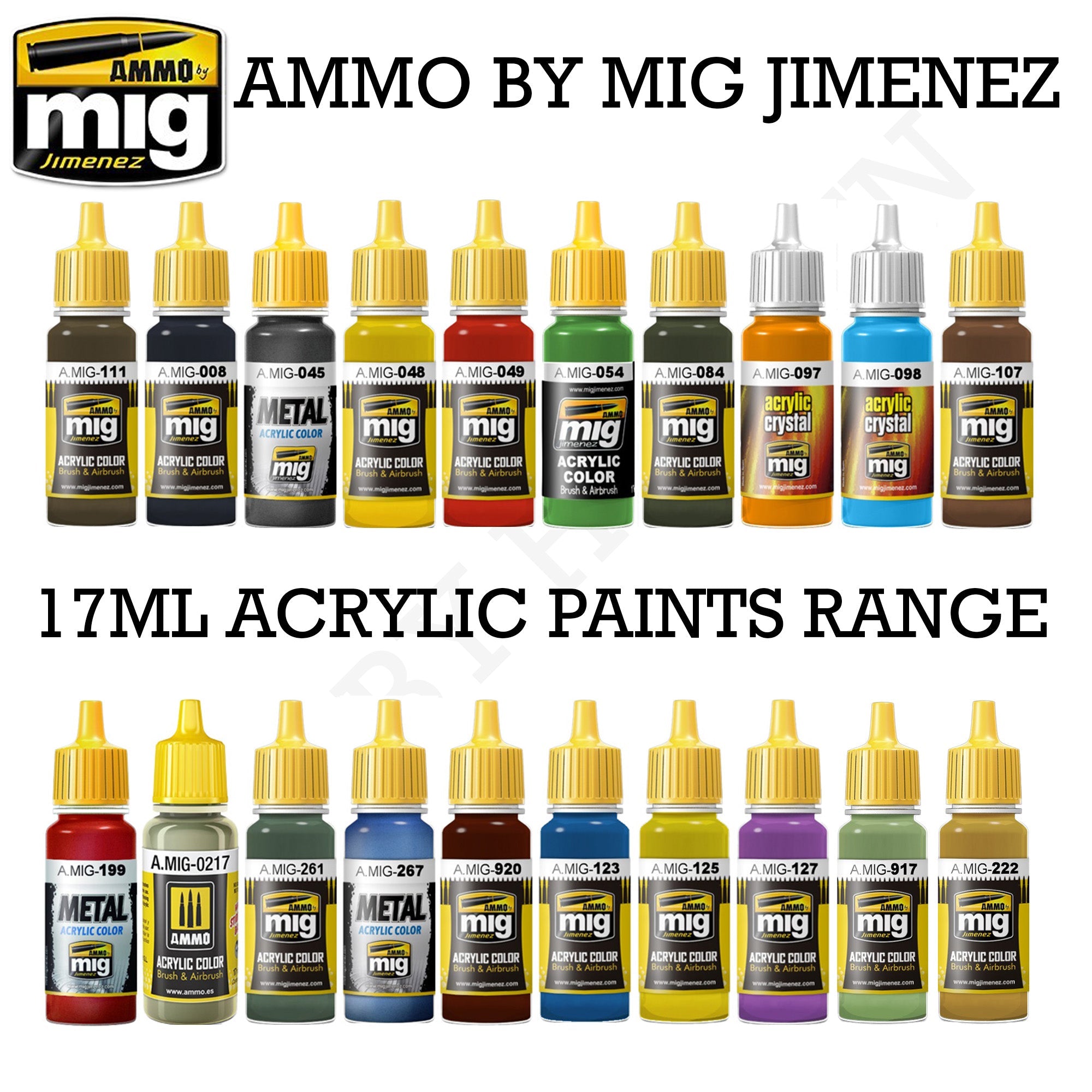 AMMO By MIG Acrylics Range | Hobby Heaven