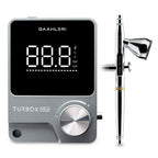 Gaahleri TurboX Mini Compressor Kit with Seeker 0.3mm Airbrush (47613) – UK Plug