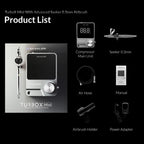 Gaahleri TurboX Mini Compressor Kit with Seeker 0.3mm Airbrush (47613) – UK Plug