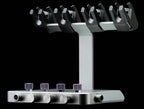 Gaahleri AirHub Pro (45718) – 4-Port Airbrush Stand with Independent Pressure Control