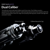 Gaahleri Swallowtail SD Side Feed Airbrush 0.28 / 0.5mm
