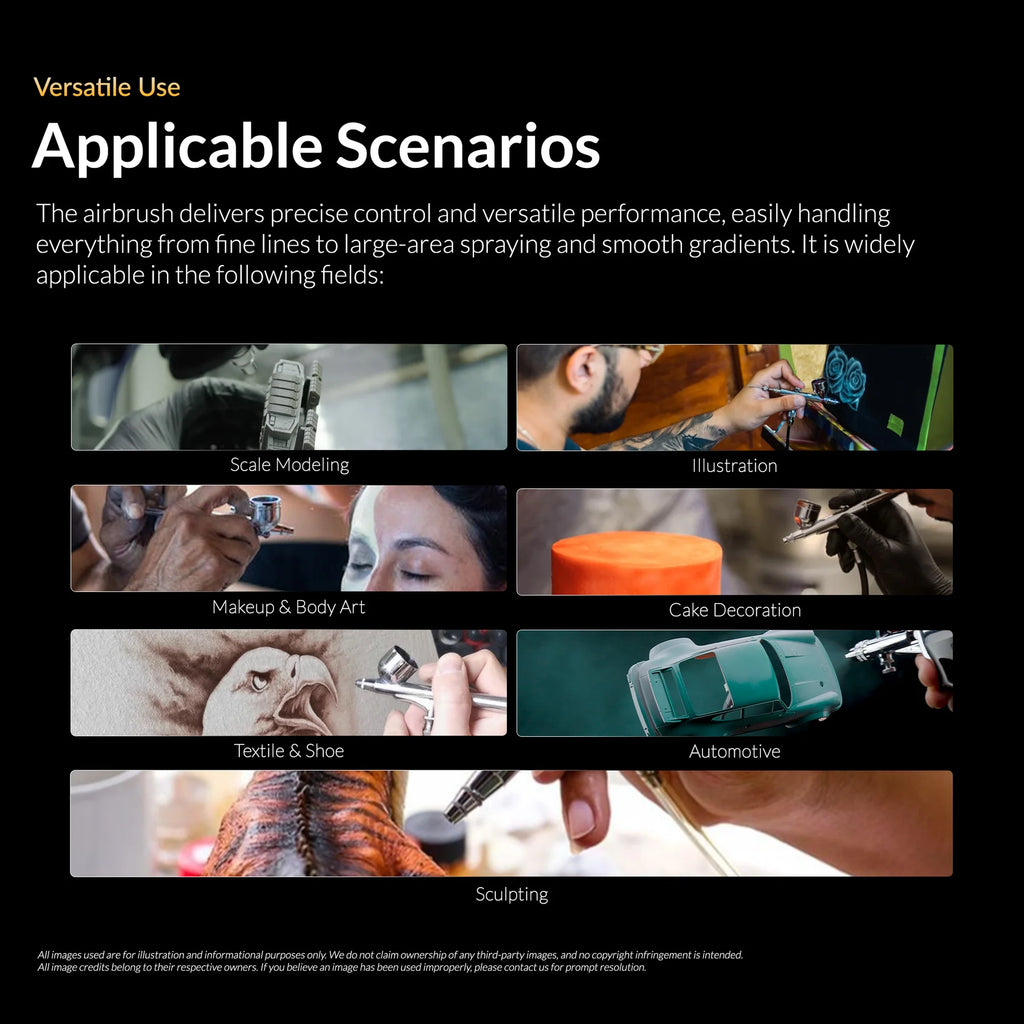 Gaahleri Seeker Airbrush 0.3mm + 0.5mm Advanced Series
