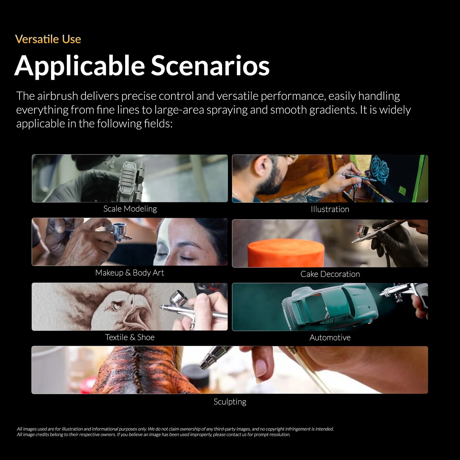 Gaahleri Seeker Airbrush 0.3mm + 0.5mm Advanced Series