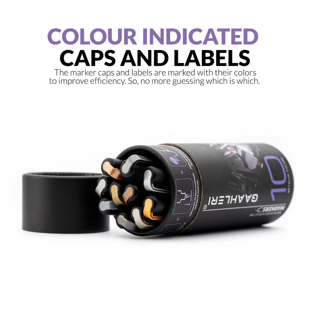 Gaahleri Metallic Paint Marker Set – 10 Colours