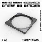 Round to Square Bases Shape and Size Converters 3d Print Full Range