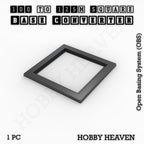 Square to Square Bases Size Converters 3d Print Full Range