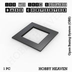Square to Square Bases Size Converters 3d Print Full Range