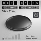 Hero Bases Display Extenders | Round and Ovals | Convert Gaming Bases to Display Bases & Plinths