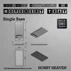 Rectangle Movement Trays | Cavalry & Monsters | 50×25-100×60mm | OBS System