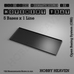 Rectangle Movement Trays | Cavalry & Monsters | 50×25-100×60mm | OBS System