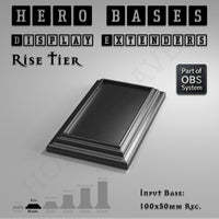 Hero Bases Display Extenders | Squares and Rectangles | Convert Gaming Bases to Display Bases & Plinths
