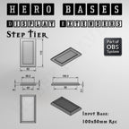 Hero Bases Display Extenders | Squares and Rectangles | Convert Gaming Bases to Display Bases & Plinths